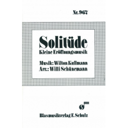 Solitüde (Solo für Flöte oder Oboe und BLO) - Wilton Kullmann / Arr. Willi Schünemann