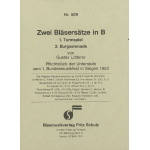Zwei Bläsersätze in B (1. Turmspiel, 2. Burgserenade) - Gustav Lotterer