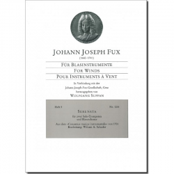 Serenata (f. 2 Solo-Trompeten und BLO) - Johann Joseph Fux / Arr. William A. Schaefer