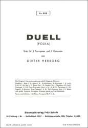 Duell (Solo f. 3 Trompeten und 3 Posaunen mit Orch.-Begleitung) - Dieter Herborg