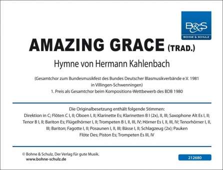 Amazing Grace (für 1-2 Trompeten)