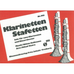 Klarinetten-Stafetten (Solo f. 2 Klarinetten und BLO) - Wilton Kullmann / Arr. Mihail Viziru