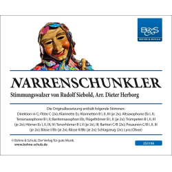 Narrenschunkler - Rudolf Siebold / Arr. Dieter Herborg