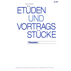 Etüden und Vortragsstücke für Posaune  (Bariton in C) - Erich Fröhlich