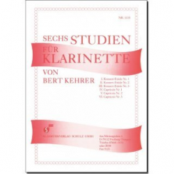 Sechs Studien für Klarinette - Bert Kehrer