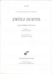 Zwölf Duette für zwei Waldhörner (Klarinetten) - Wolfgang Suppan