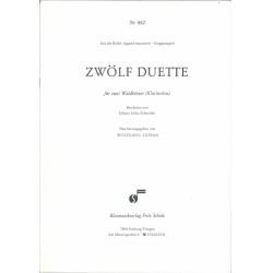 Zwölf Duette für zwei Waldhörner (Klarinetten) - Wolfgang Suppan