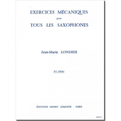 Exercices Mecaniques pour tous les Saxophones - Jean-Marie Londeix