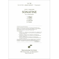 Sonatine für ein Bläserquartett - I. Allegro - Viktor Hasselmann