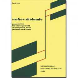 Pezzo Eroico für Bläserquintett - Walter Skolaude