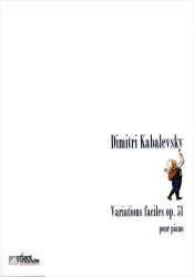 AJ46 Variations faciles op.51 pour piano - Dmitri Kabalewski