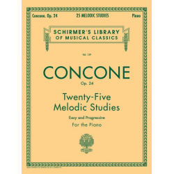 25 Melodic Studies, Op. 24 - Giuseppe Concone