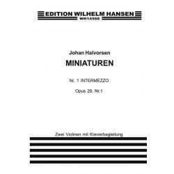 Miniture Op. 29 Nr. 1 - Johan Halvorsen