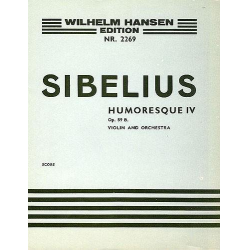 Humoresque IV Op. 89b - Jean Sibelius