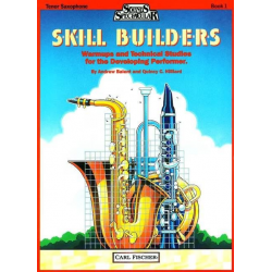 Skill Builders - Book 1 (Tenor Saxophone) - Andrew Balent / Arr. Quincy C. Hilliard