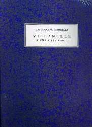 Villanelle a una e piu voci - Johann Hieronymus Kapsberger