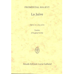 La Juive Klavierauszug (fr) - Jacques Francois (Fromental) Halevy