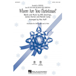 Where Are You Christmas? - James Horner / Arr. Mac Huff