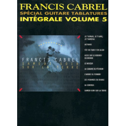 Francis Cabrel Integrale vol.5 : - Francis Cabrel