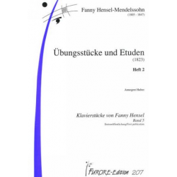 Übungsstücke und Etüden Band 2 - Fanny Cecile Mendelssohn (Hensel)