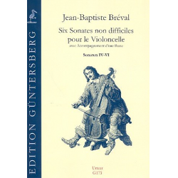6 Sonates non difficile op.40 vol.2 pour - Jean Baptiste Breval