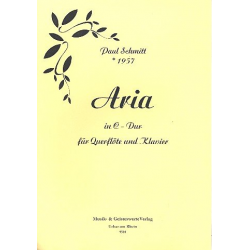 Aria C-Dur für Flöte und Klavier - Paul Schmitt