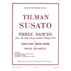 3 Dances from het derde musyck boexken - Tielman Susato