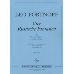 4 russische Fantasien für Violine und Klavier - Leo Portnoff