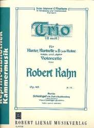 Trio op.45 für Klarinette (Violine), - Robert Kahn