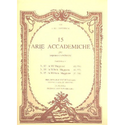 15 arie accademiche vol.5 - Luigi Boccherini