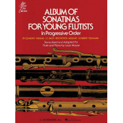 Album of Sonatinas for Young Flutists - Louis Moyse
