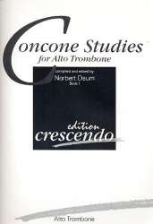 Studies vol.1 for alto trombone - Giuseppe Concone