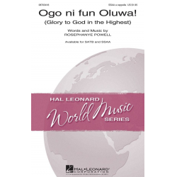 Ogo Ni Fun Oluwa - Rosephanye Powell / Arr. William Powell