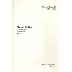 Messe B-Dur mit Offertorium - Anton Diabelli