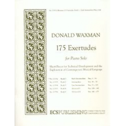 175 Exertudes Book 1: Early Intermediate (no.1-35) - Donald Waxman
