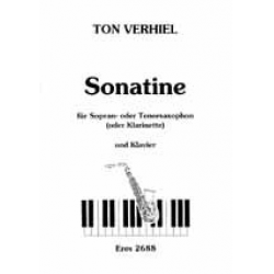 Sonatine - für Saxophon (S/T) - Ton Verhiel
