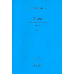 Quartett für Oboe (Englischhorn), Violine, - Rudolf Kelterborn