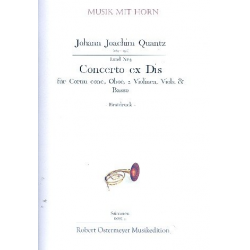 Konzert Dis-Dur für Horn solo, Oboe, - Johann Joachim Quantz