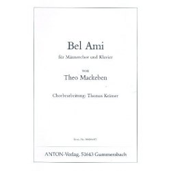 Bel Ami für Männderchor und Klavier - Theo Mackeben