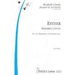 Esther première cantate für eine - Elisabeth Jacquet de la Guerre