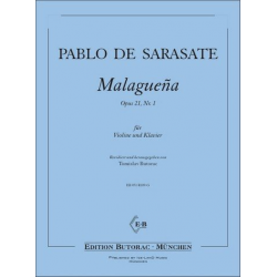 Malaguena op.21,1 für Violine und Klavier - Pablo de Sarasate