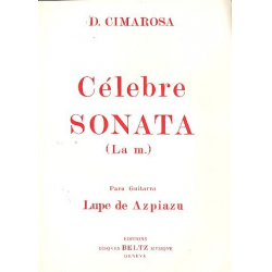 Célèbre sonata la minore - Domenico Cimarosa