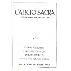 Laudate dominum in sanctis ejus - Claudio Monteverdi