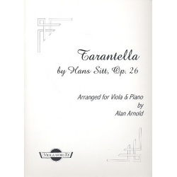 Tarantella op.26,12 for viola and piano - Hans Sitt