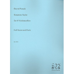 Sonaten-Suite for 4 violoncellos - David Funck