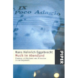 Musik im Abendland Prozesse - Hans Heinrich Eggebrecht