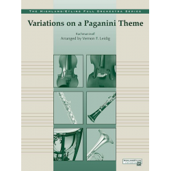 Variations/Paganini Theme (full orch) - Sergei Rachmaninov (Rachmaninoff) / Arr. Vernon Leidig