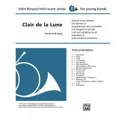 Clair de la Lune (concert band) - John Kinyon