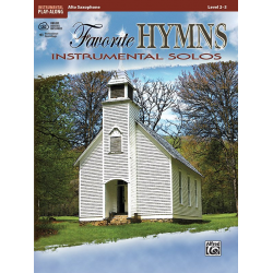 Favorite Hymns Instrumental (asax/CD)