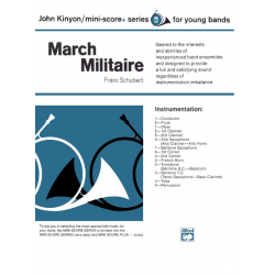 March Militaire (concert band) - Franz Schubert / Arr. John Kinyon
